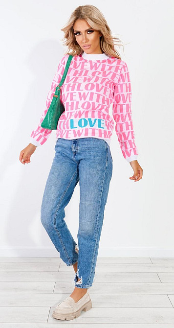 Свитер с буквами (42-46) Киев - изображение 2