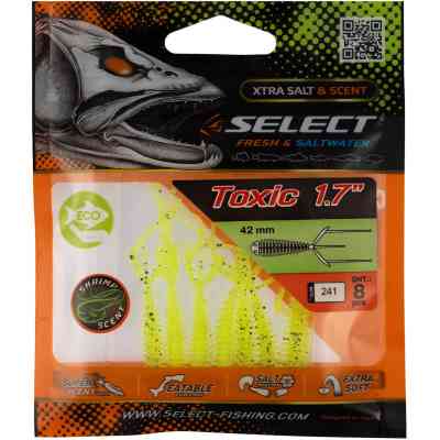 Силикон рыболовный Select Toxic 1.7" 241 (8 шт/уп) (1870.73.21) Винница