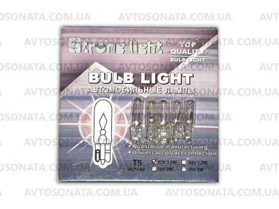 Лампочка у щиток T5 12V 1.2W W2/d-4,6мм Strong Light K-10607 Вінниця