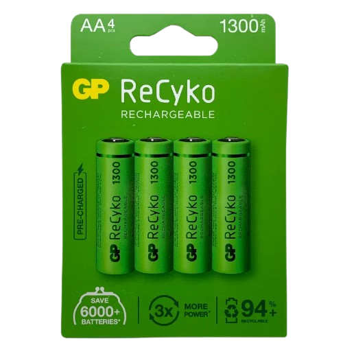 Акумулятор AA/HR06 NiMh 1300 mAh (бл-4шт) GP ReCyko Житомир