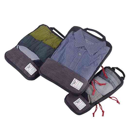 Набір органайзерів дорожній Troika 3 шт. Сірий Київ