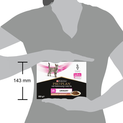 Вологий корм для кішок Purina Pro Plan Veterinary Diets UR ST/OX Urinary З лососем 10 x 85 г (8445290093851) Вінниця - фото 7