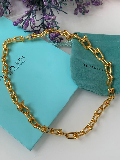 Підвісок ланцюг Тіффані Tiffany, позолота/пакована в мішечок Тіффані Одеса - фото 4