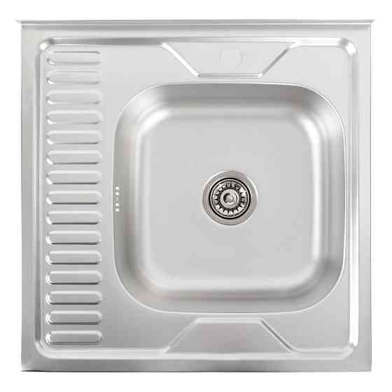 VALESO Кухонна мийка з нержавіючої сталі Valeso ДЕКОР 6060 R (0,7/160 мм) Київ