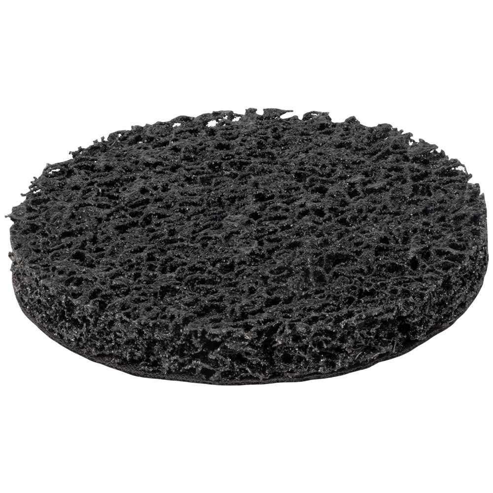 Коло зачистне з нетканого абразиву (корал) Ø125мм на липучці чорне м'яке SIGMA (9176261) Рівне - фото 3