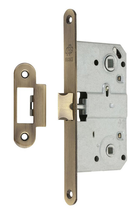 Замок для межкомнатных дверей Gavroche GR 90S-WC  AB бронза с ответной планкой Киев - изображение 1