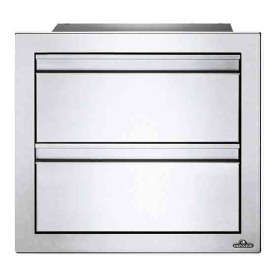 Модуль маленький з 2 висувними ящиками Napoleon (46 * 41 см) BI-1816-2DR Код: 009853 Рівне