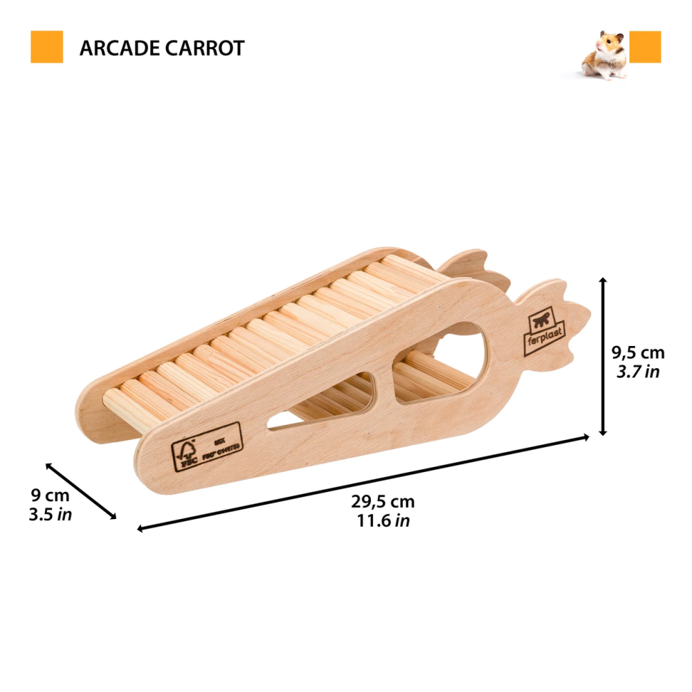 Іграшка - драбинка для гризунів Ferplast Arcade Carrot (Ферпласт) Запоріжжя - фото 3