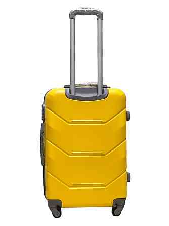 Валіза пластикова MILANO BAG 147 середня 65 см жовта Київ