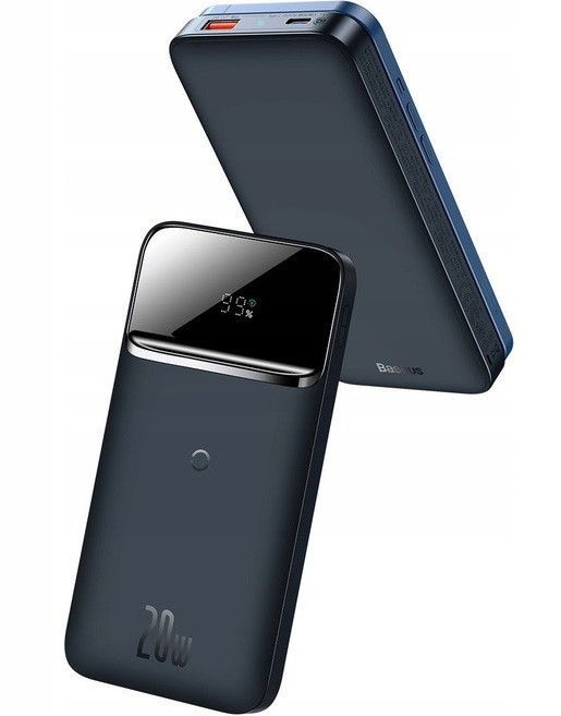 Бездротовий/Дротовий PowerBank 10.000 мАг 3,7 В 3 порти з індуктивною зарядкою Baseus (PPMT-03) Нововолинськ - фото 4