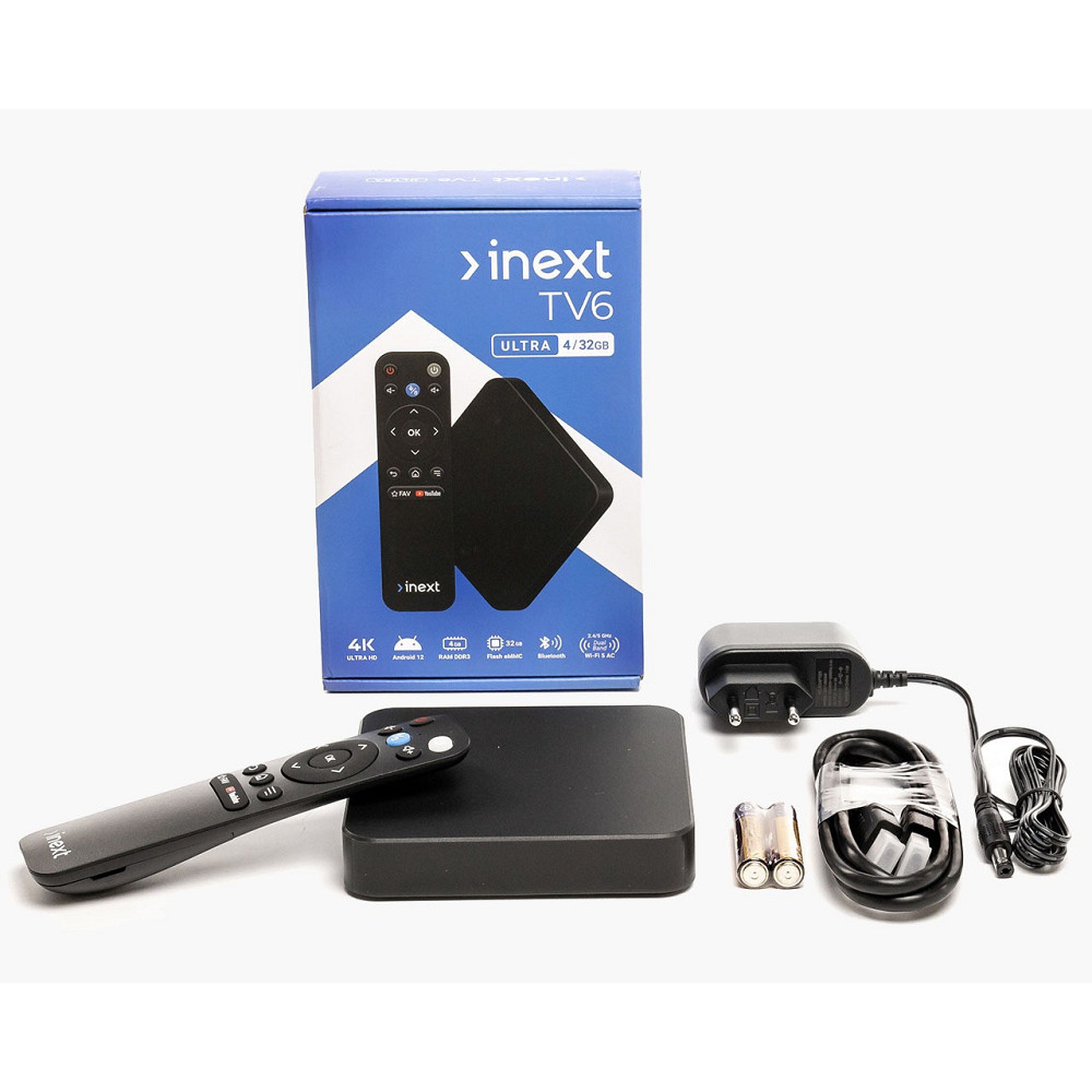 Медіаплеєр iNeXT TV6 Ultra ( Чорний ) Харків - фото 7