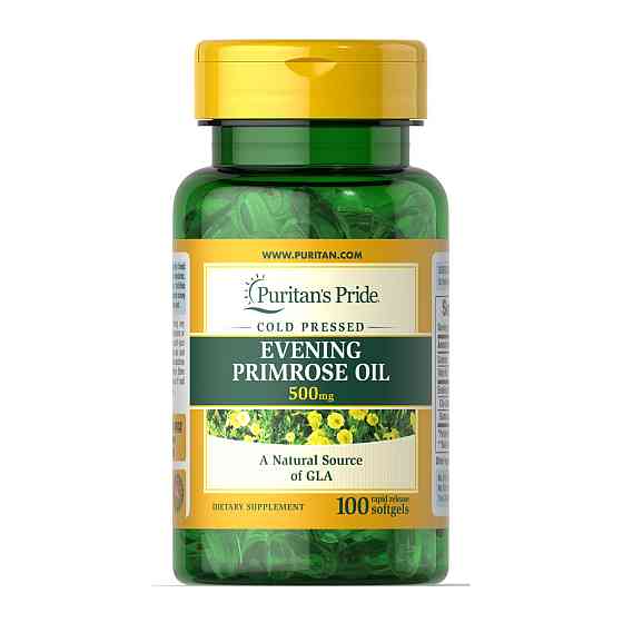 Evening Primrose Oil 500 mg with GLA - 100 Softgels Луцк