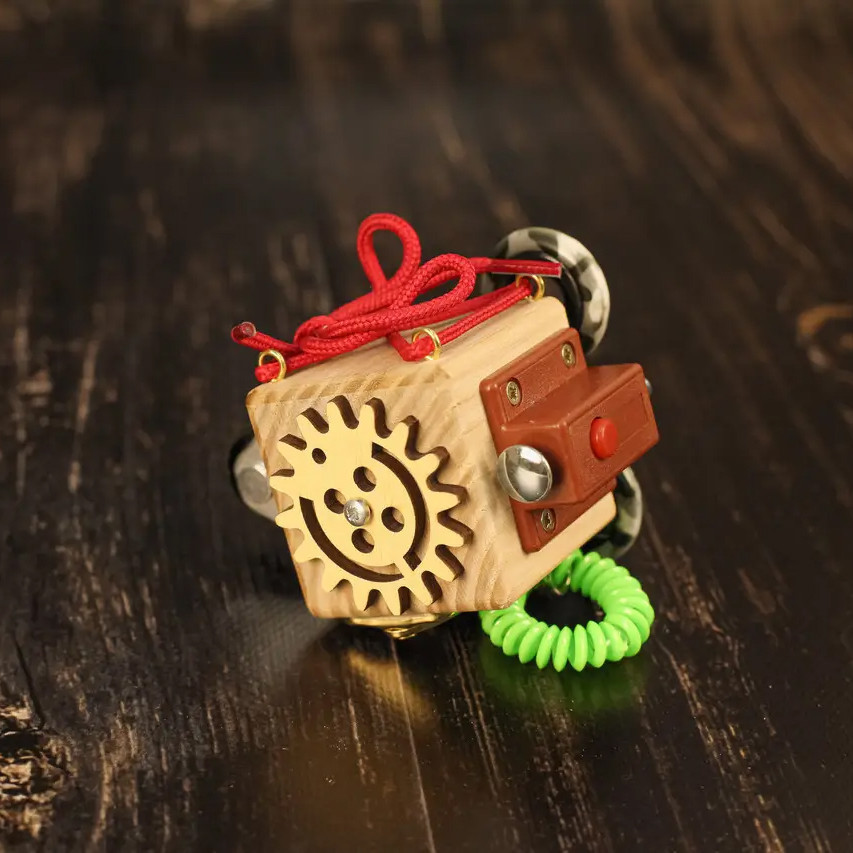 Розвиваюча іграшка Бізікуб "Дорожній" Temple Group TG200139 5х5х5 см Вінниця - фото 7