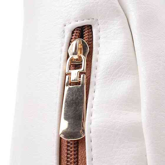 Стильная женская сумка с одной лямкой через плечо из экокожи Vintage 22757 Белый Киев