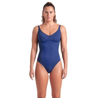 Купальник Arena Swimsuit Victoria U Back Solid 008868-700 темно-синій 44 (3468337533535) Винница - изображение 1