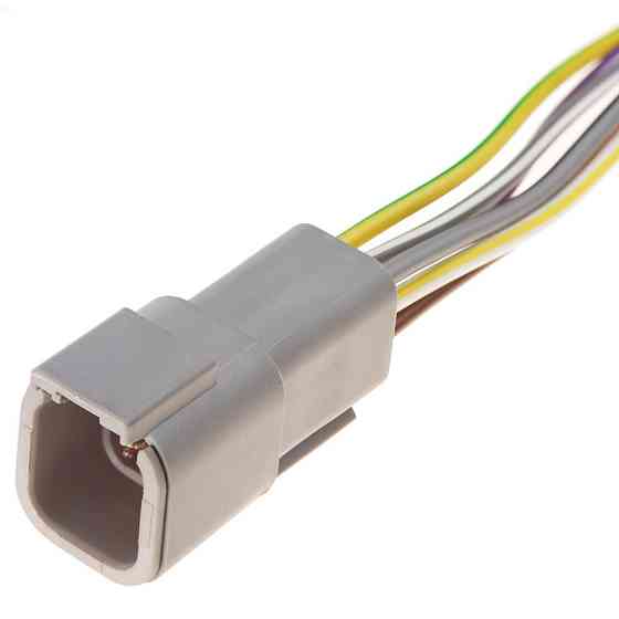 Разъем коннектор с проводом, 6-кон., Спецтехника, DTM04-6P, ATM04-6P, DEUTSCH Америка, CAT, JCB, MAN Киев