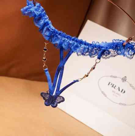 Трусы с бабочкой синие - размер универсальный, (на резинке) Киев