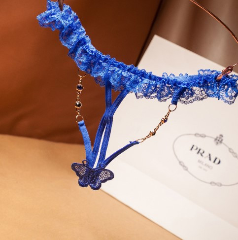 Трусы с бабочкой синие - размер универсальный, (на резинке) Киев - изображение 1