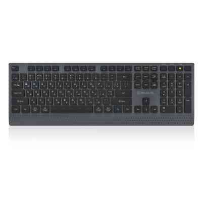 Клавиатура REAL-EL RK-715W Wireless/Bluetooth Black/Gray (EL123100051) Винница