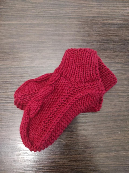 Дитячі теплі капці-шкарпетки, ручна робота топ Київ - фото 1