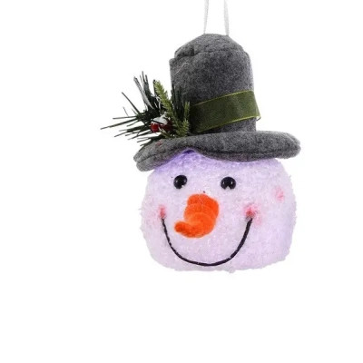 Ялинкова іграшка Luca Lighting Сніговик 14 см Сірий (8718861682953GREY) Вінниця - фото 1