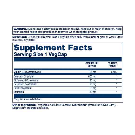 Mega Quercetin 600mg - 60 vcaps Луцьк