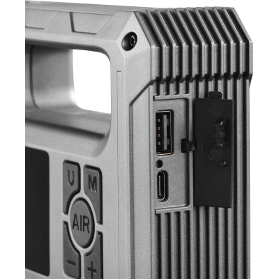 Пуско зарядний пристрій 2E Pitman з автомобільним компресором та ліхтарем, 10000 mAh/37Wh, 400 А, 1xUSB/2.4 A (2E-CJSPBPL-BK) Вінниця - фото 3