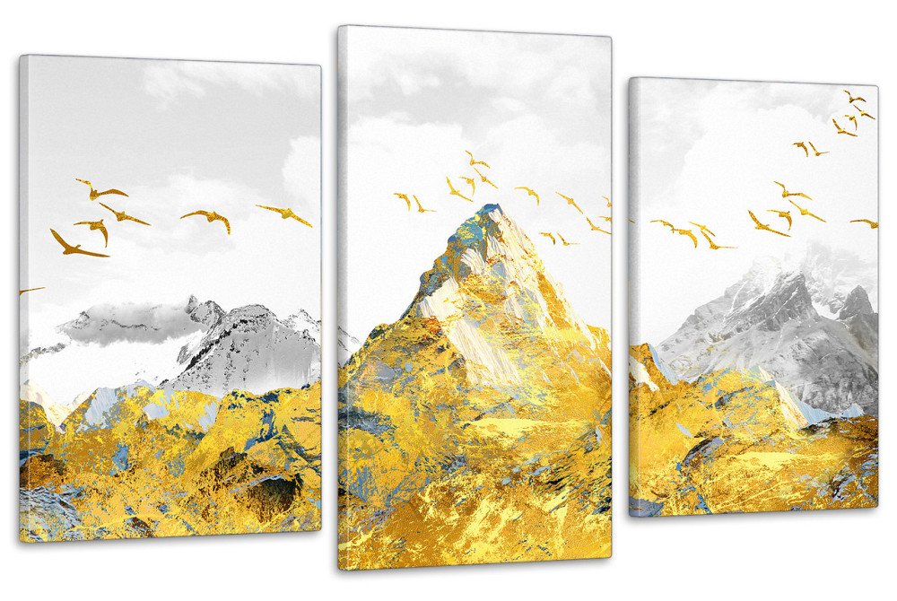Модульная картина в гостиную / спальню  Золоті гори   Art-687_3 Киев - изображение 1