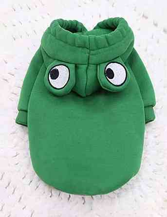 Костюм для собачок та котиків Жабка S зелений Київ