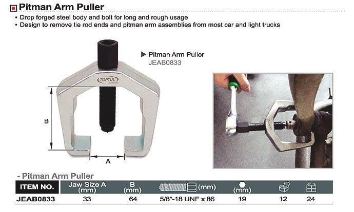 Съемник сошки TOPTUL JEAB0833 Одесса - изображение 2