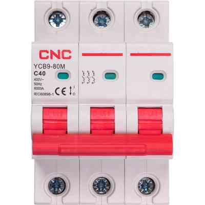 Автоматичний вимикач CNC YCB9-80M 3P C40 6ka (NV821563) Вінниця