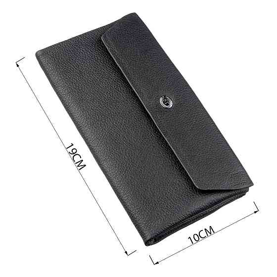Незаурядный женский клатч ST Leather 18842 Черный Киев