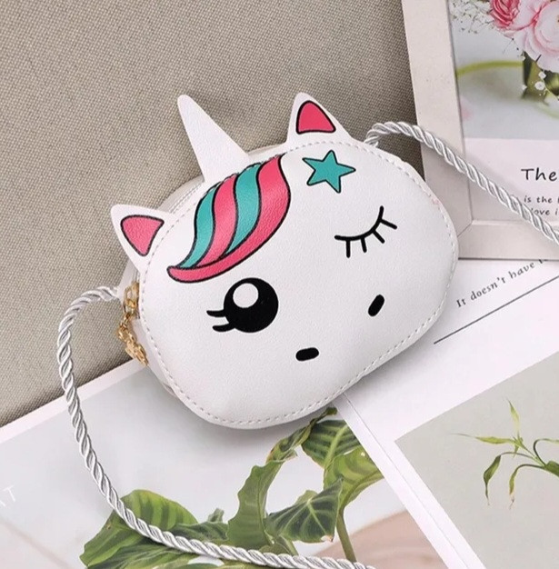 Дитяча сумка з єдинорігом, розмір сумки 13*10см, штучна шкіра Київ - фото 1