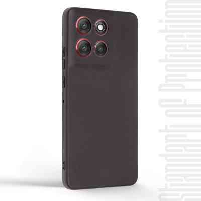 Чехол для мобильного телефона Armorstandart Matte Slim Fit Motorola G86 5G Camera cover Black (ARM86602) Винница