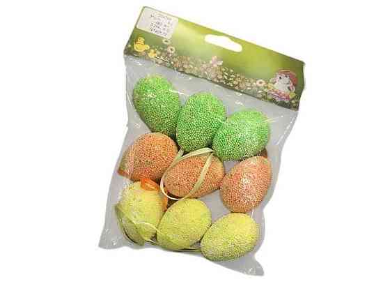 Декор крупной Easter eggs 3х5см (9шт/уп) R40472 ТМ STENSON Киев