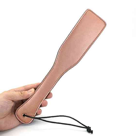 Паддл Liebe Seele Rose Gold Memory Paddle, обтягнутий натуральною шкірою, рожеве золото Sex Aura Київ