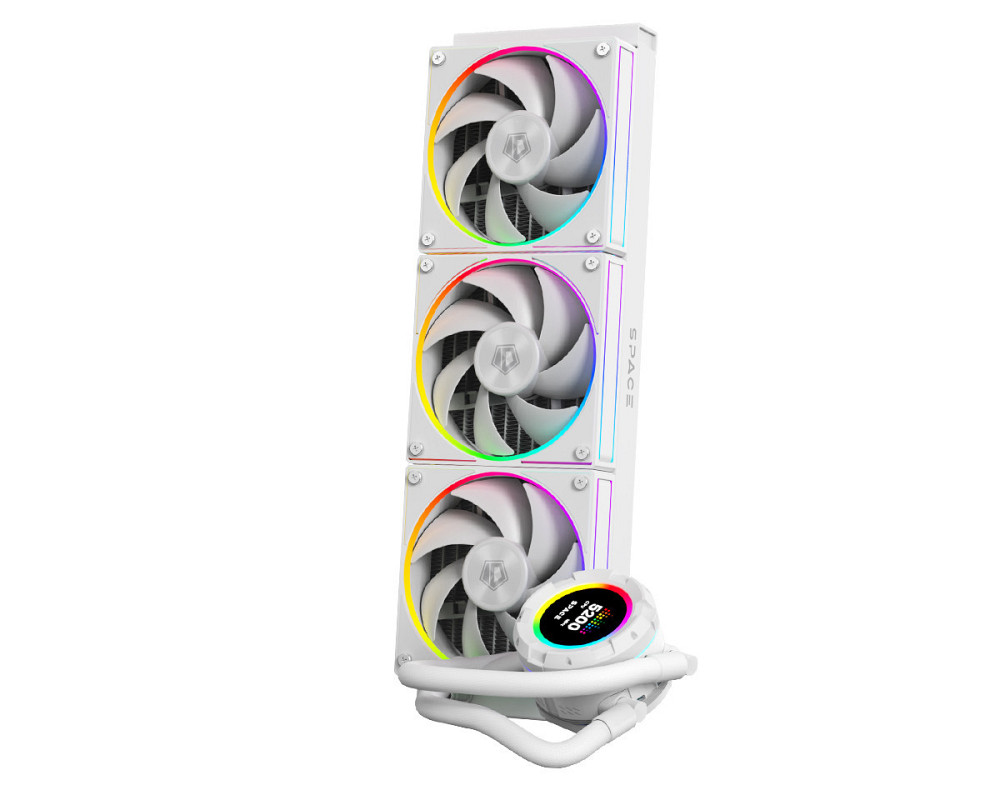 Система водяного охолодження ID-Cooling Space LCD SL360 White Білий Харків - фото 1