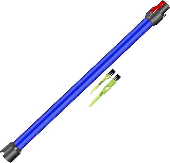 Телескопічна подовжувальна трубка для Dyson V7 V8 V10 V11 V15, алюмінієва 73 см, швидкоз'ємне з'єднання, з контактами, синя Київ