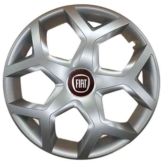 Автомобильные модельные колпаки R16 Fiat 435 4шт, SJS, серебристые Винница