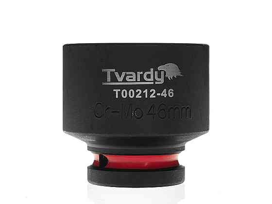 Головка ударна "Tvardy" з хром-молібденової сталі (Cr-Mo)  3/4"  6-гранна 46 мм Київ