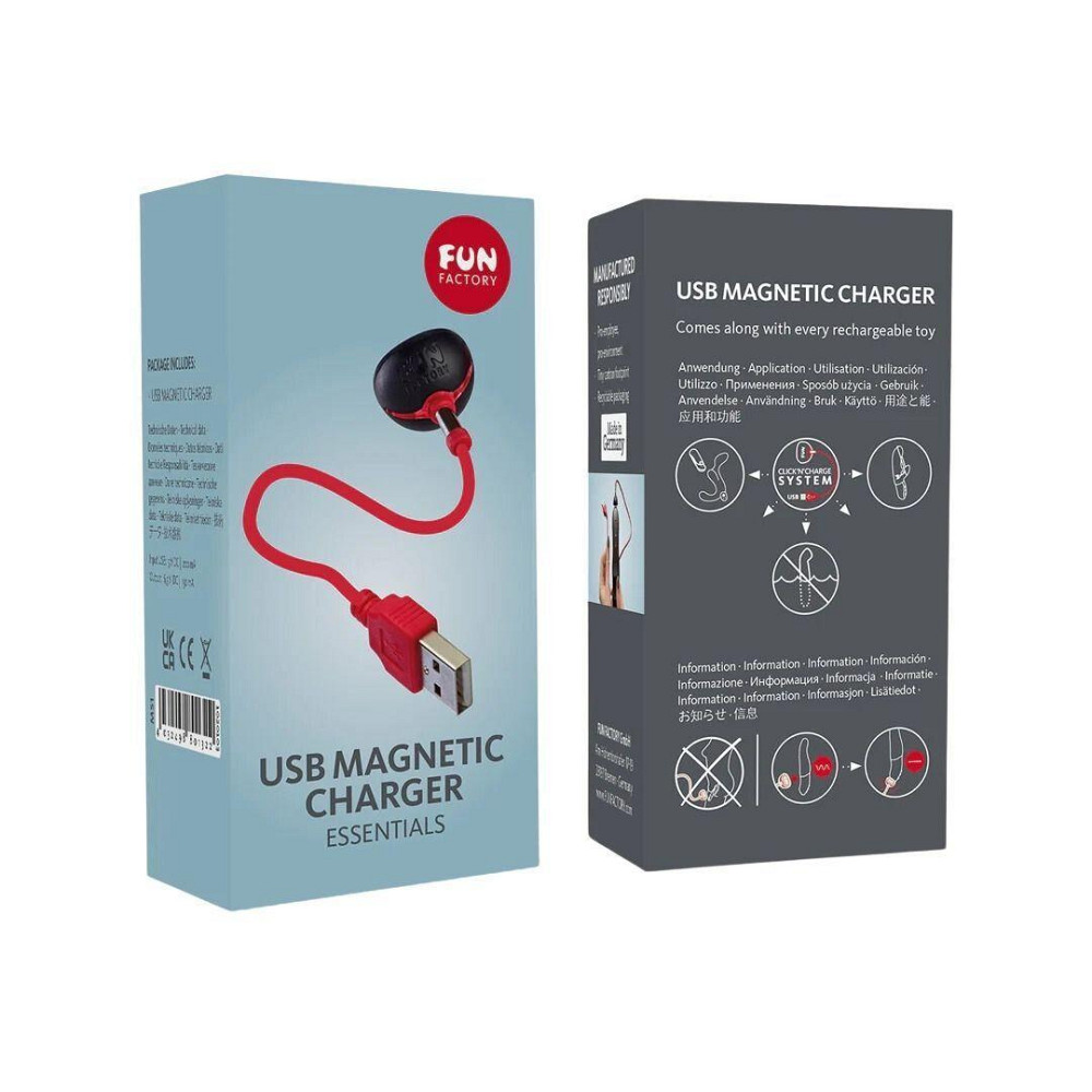 Магнитный кабель для зарядки Fun Factory USB MAGNETIC CHARGER, с индикатором Sex Aura Киев - изображение 6
