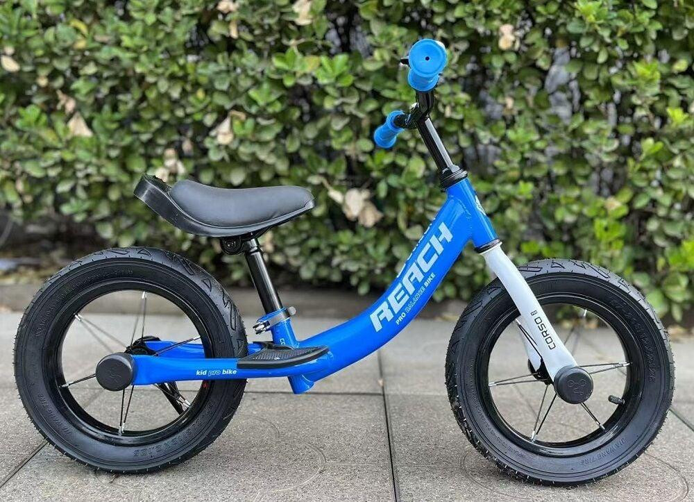 Велобіг CORSO Reach сталева рама колесо 12 надувні колеса підніжка підставка для ніг дзвіночок Синій (RC-9082-47) Чернигов - изображение 1