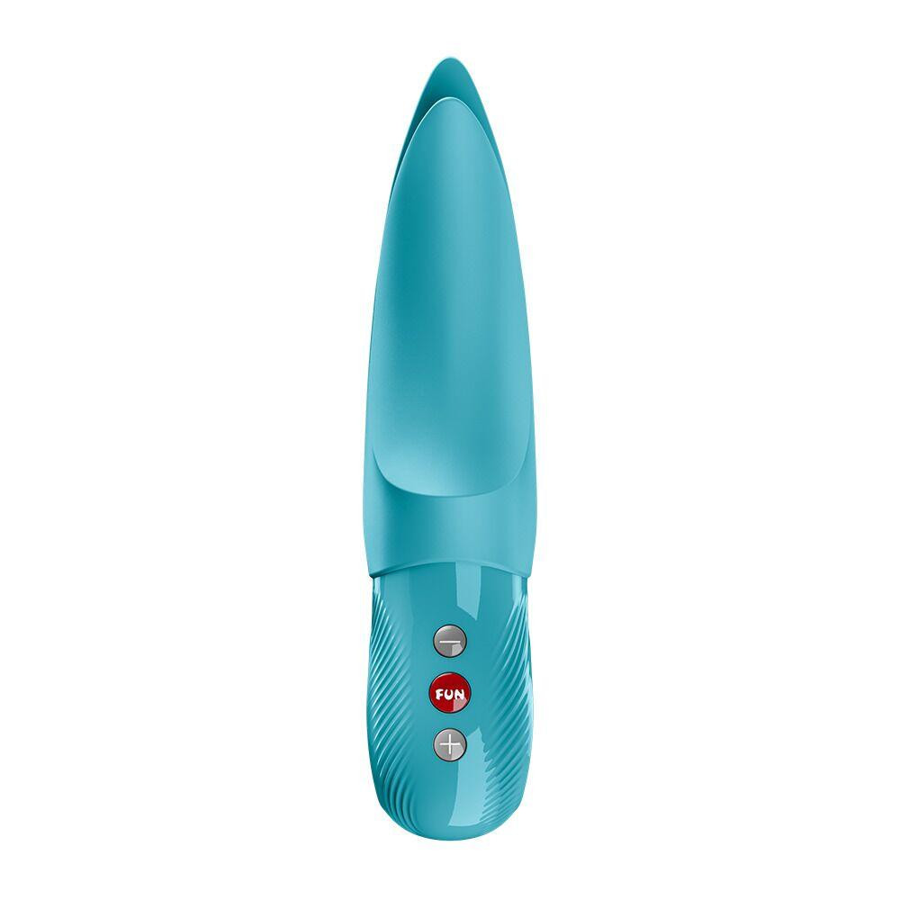 Вібратор для клітора Fun Factory VOLTA Aquamarine, гнучкий подвійний кінчик Sex Aura Київ - фото 4