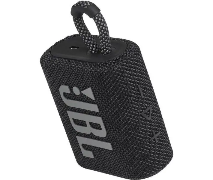Портативна Bluetooth-колонка JBL Go 3 Black, 4,2 Вт, IP67, до 5 годин, USB-C, бездротова, чорна Київ - фото 3