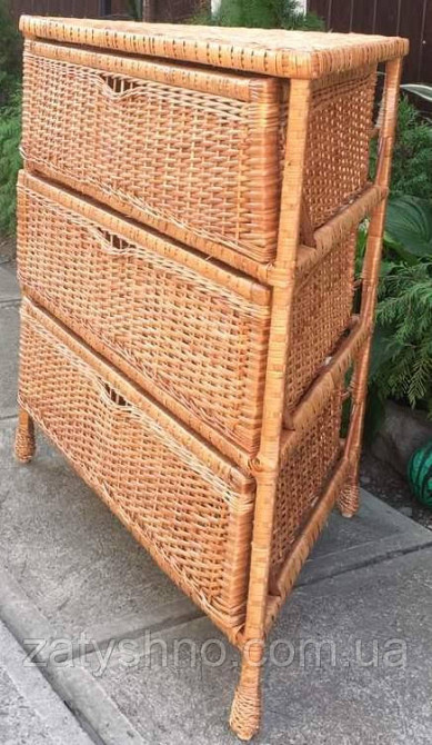 Комод  плетеный угловой из лозы Киев - изображение 3
