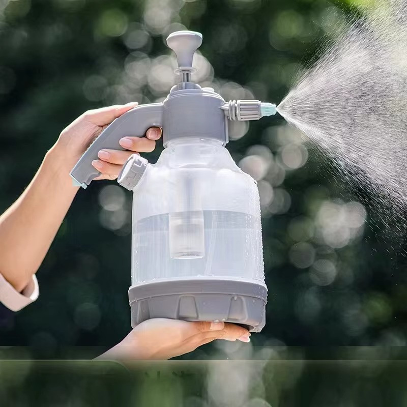 Ручной опрыскиватель для сада и огорода садовый,прозрачный,пластиковый на 2 литра с удлинителем Каменец-Подольский - изображение 2