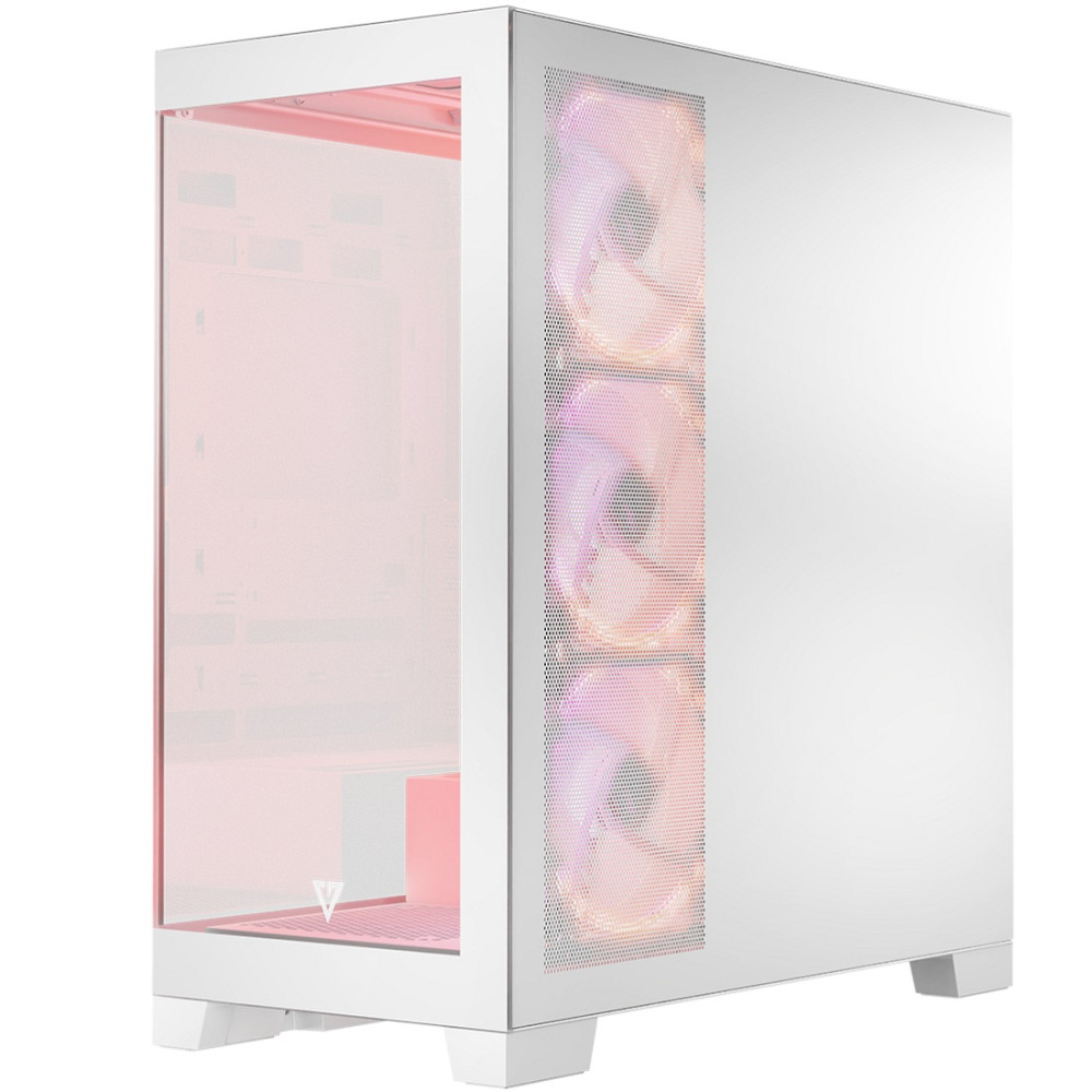 Корпус Modecom VOLCANO SPACE APEX ARGB 4x140mm fans MIDI USB 3.0x2+TYPE-C WHITE без БЖ ATX Вінниця - фото 10