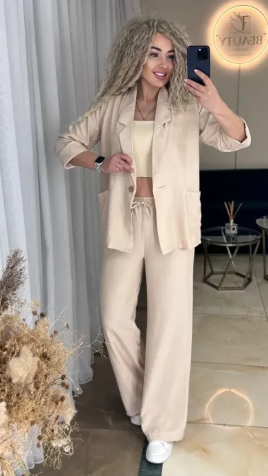 Летний хит Костюм — пиджак + брюки палаццо. Одесса - изображение 2