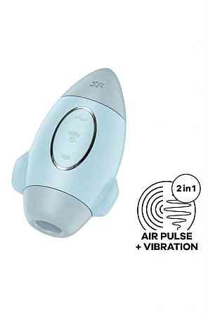 Вакуумный стимулятор - Satisfyer Mission Control Blue Sex Aura Киев