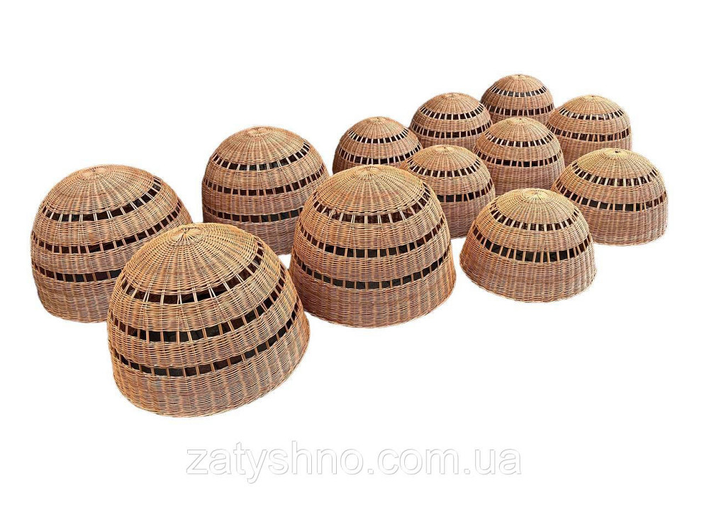 Плетеный абажур круглый Киев - изображение 2